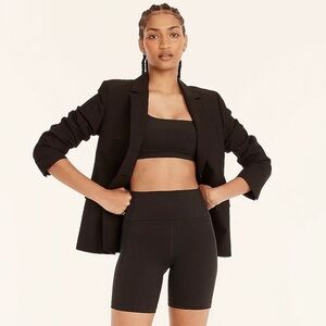 NWT J.Crew Cloudstretch High-Rise Bike Shorts in Black